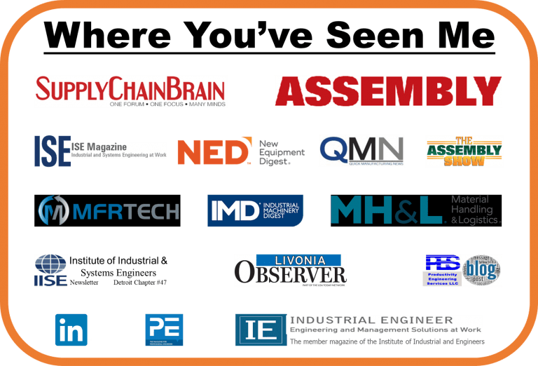 Where you've seen me infographic.