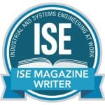 Industrial and Systems Engineering (ISE) Magazine Writer Badge