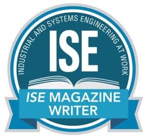 Industrial and Systems Engineering (ISE) Magazine Writer Badge